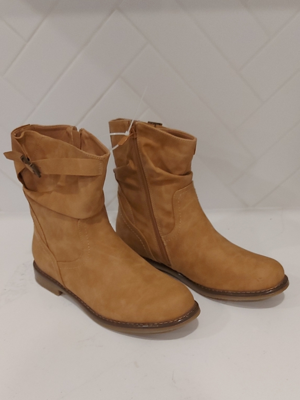 Women’s Tan Ankle Boots - Stylish Everyday Boot